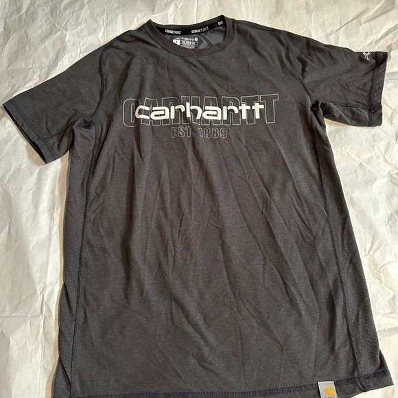 Carhartt Men's Charcoal Tee - Picture 5 of 8